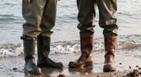 shoreline harvesting footwear comparison