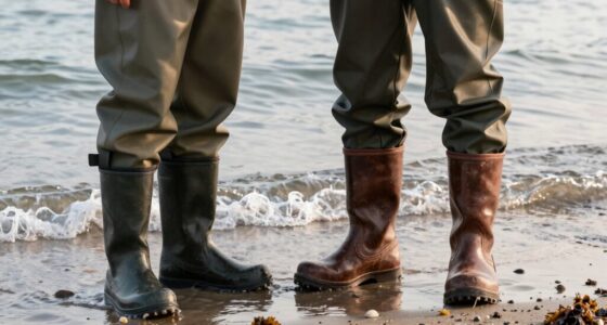 shoreline harvesting footwear comparison