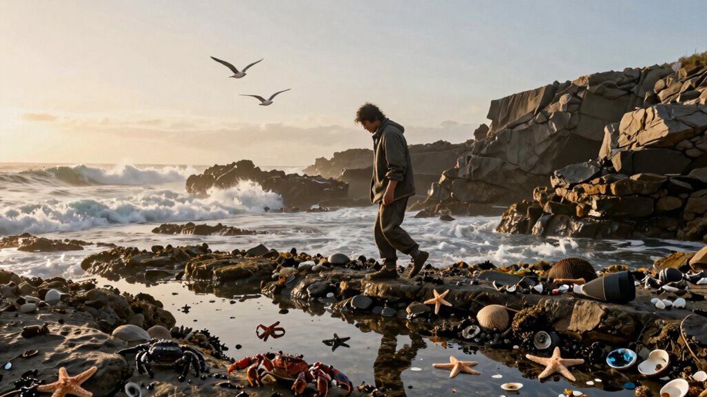 slow mindful shoreline exploration