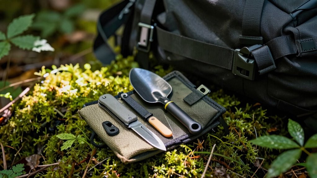 small tools enhance foraging safety