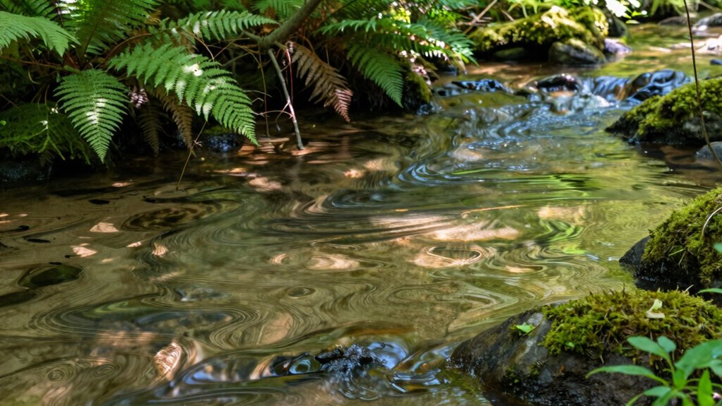 water alters landscape patterns