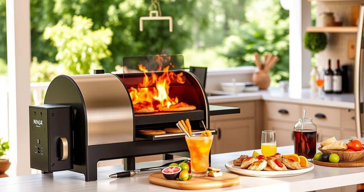 Master Summer BBQ & Smoke with Ninja Outdoor Woodfire Pro XL