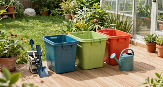 13 Best Garden and Outdoor Organization Bins for Clutter-Free Patios in 2026