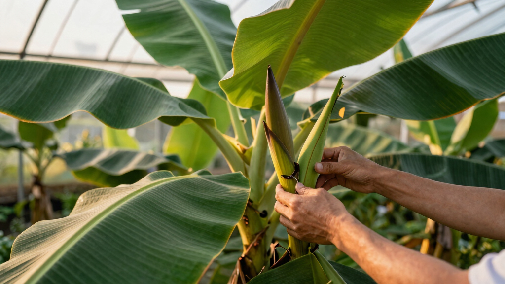 Bananas Sprout In Rayleigh Garden UK After 15 Years