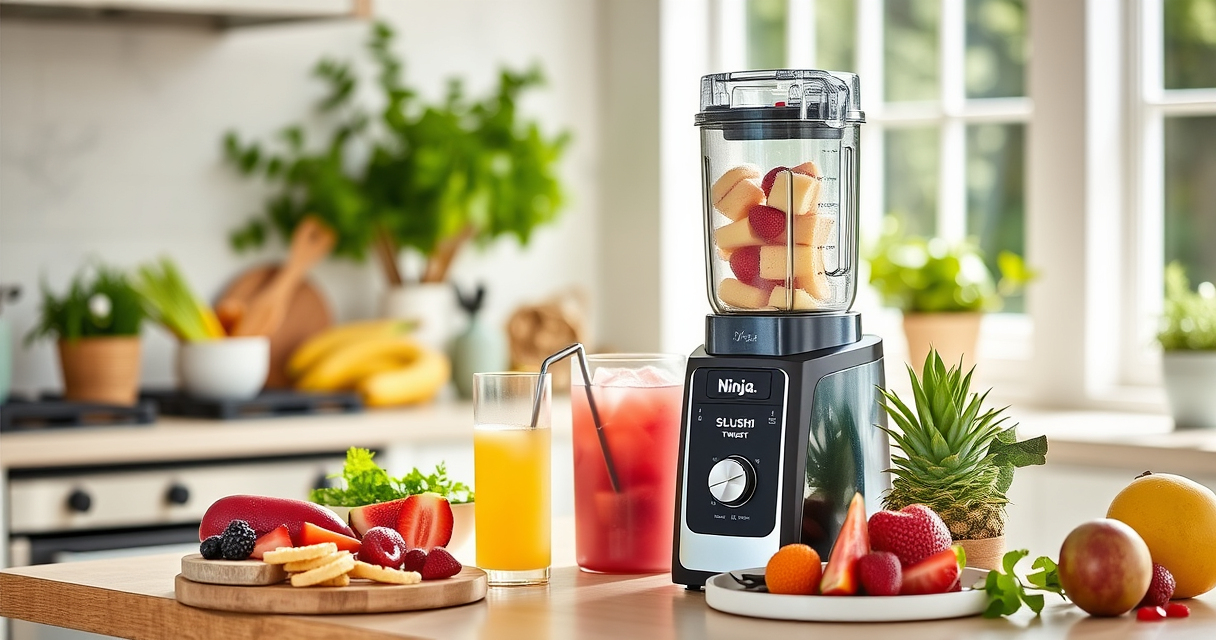 Beat the Summer Heat with Ninja SLUSHi Twist Frozen Drink Maker