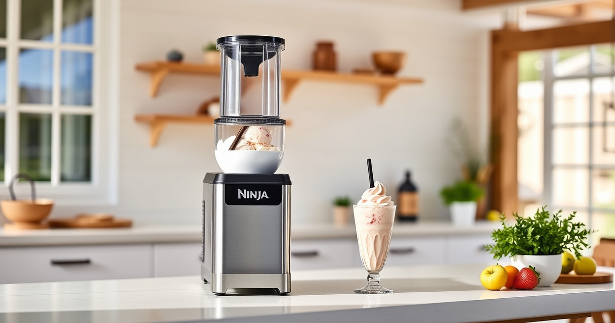 Cool Off This Summer with the Ninja NC701 CREAMi Swirl Ice Cream Maker
