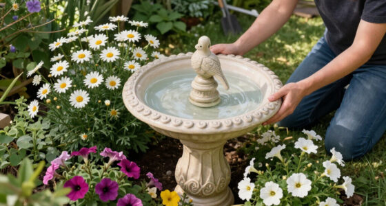 DIY A Border Bird Bath For A Flurry Of Flowers And Feathered Friends This Summer