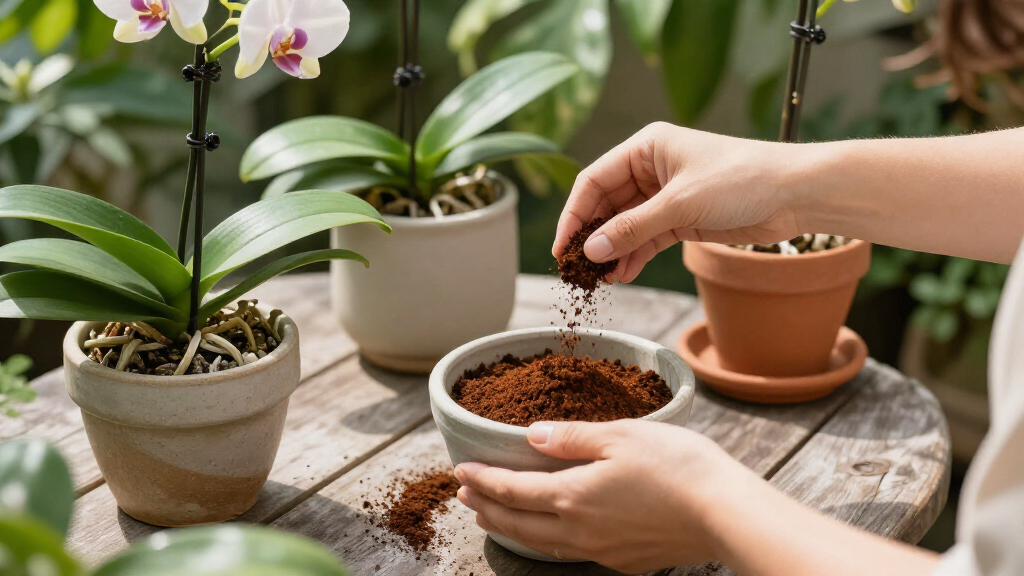Do Orchids Like Coffee Grounds? The Answer Depends On One Key Detail