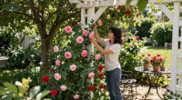 Joanna Gaines Proves Climbing Roses Are The Secret To A More Romantic Backyard