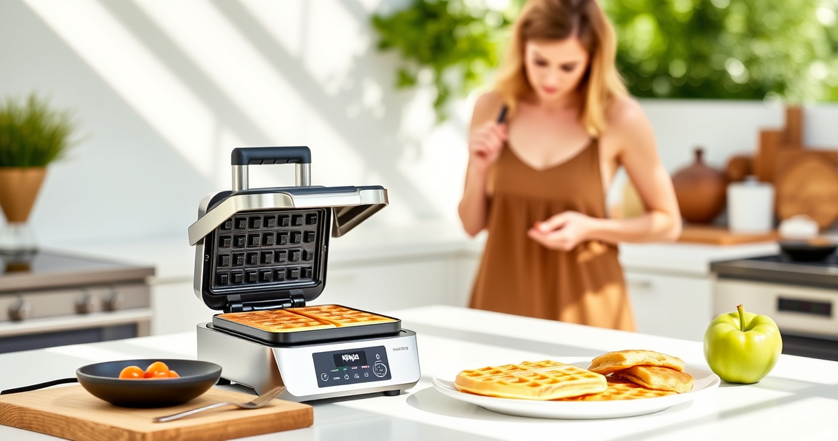 Sizzle Into Summer with the Ninja Belgian Waffle Maker Pro