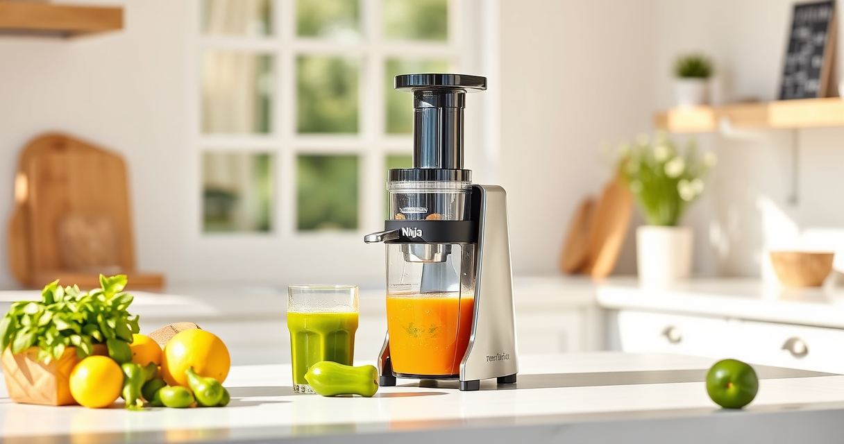 Stay Fresh This Summer with the Ninja NeverClog Cold Press Juicer