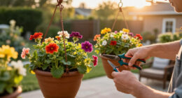 6 Simple Ways To Give Hanging Baskets A Refresh In August – And Keep Containers Looking Lush All Fall