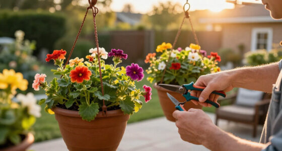 6 Simple Ways To Give Hanging Baskets A Refresh In August – And Keep Containers Looking Lush All Fall