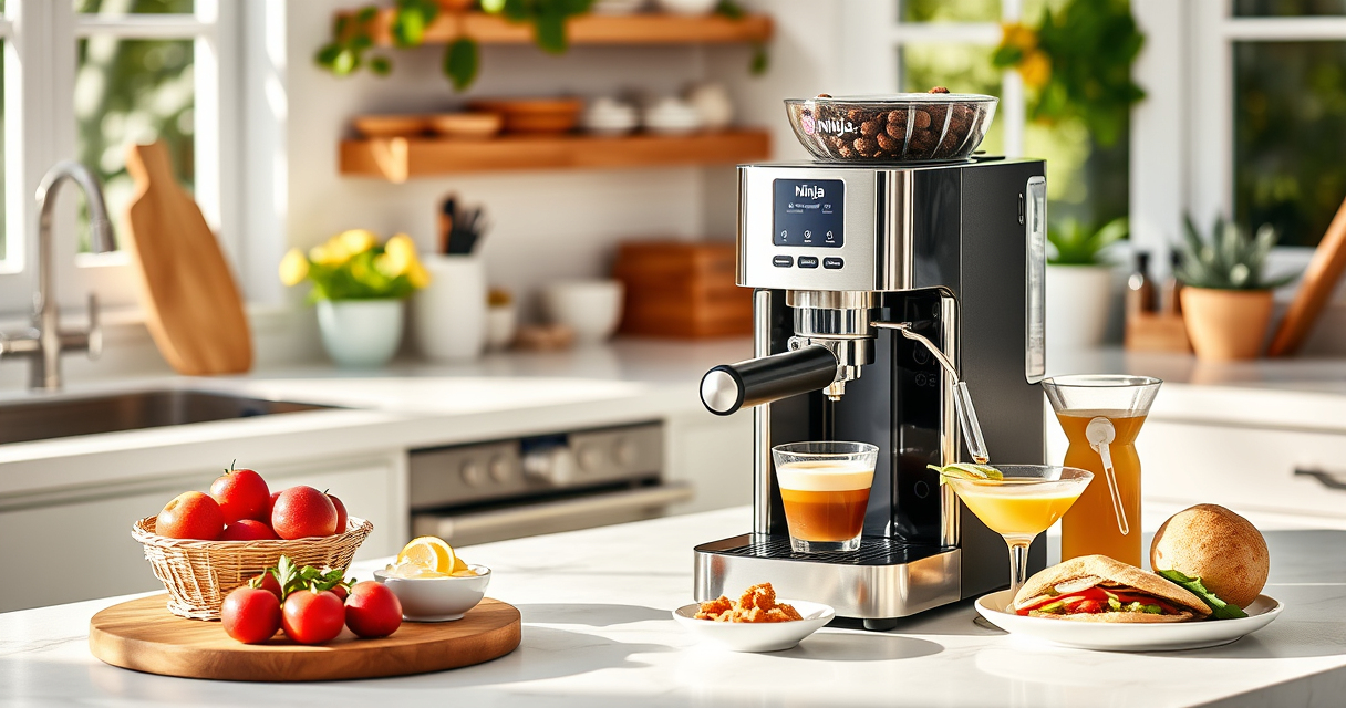 Ninja Luxe Café Premier 3-in-1 Espresso Machine: Summer Coffee Mastery