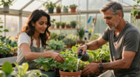 Amal And George Clooney's Greenhouse Shows How To Create A Lush Container Garden In The Smallest Spaces