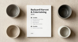 Backyard Harvest & Entertaining Checklist 2026