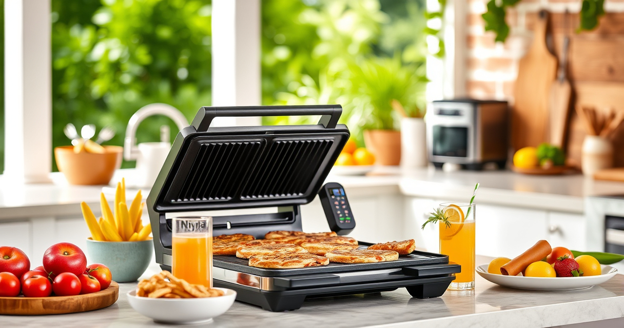 Host Effortless Summer Pool Parties with the Ninja Foodi Pro 5-in-1 Grill
