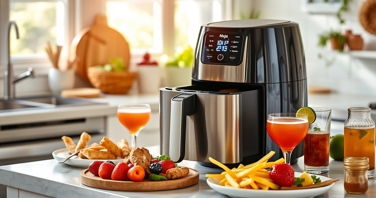 Ninja Air Fryer: Effortless Pool Party Cooking with DoubleStack XL