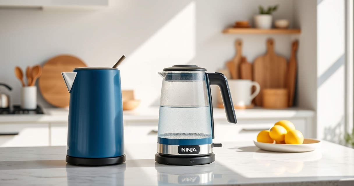 Ninja KT200BL Precision Temp Electric Kettle: Perfect for Summer Tea & Coffee
