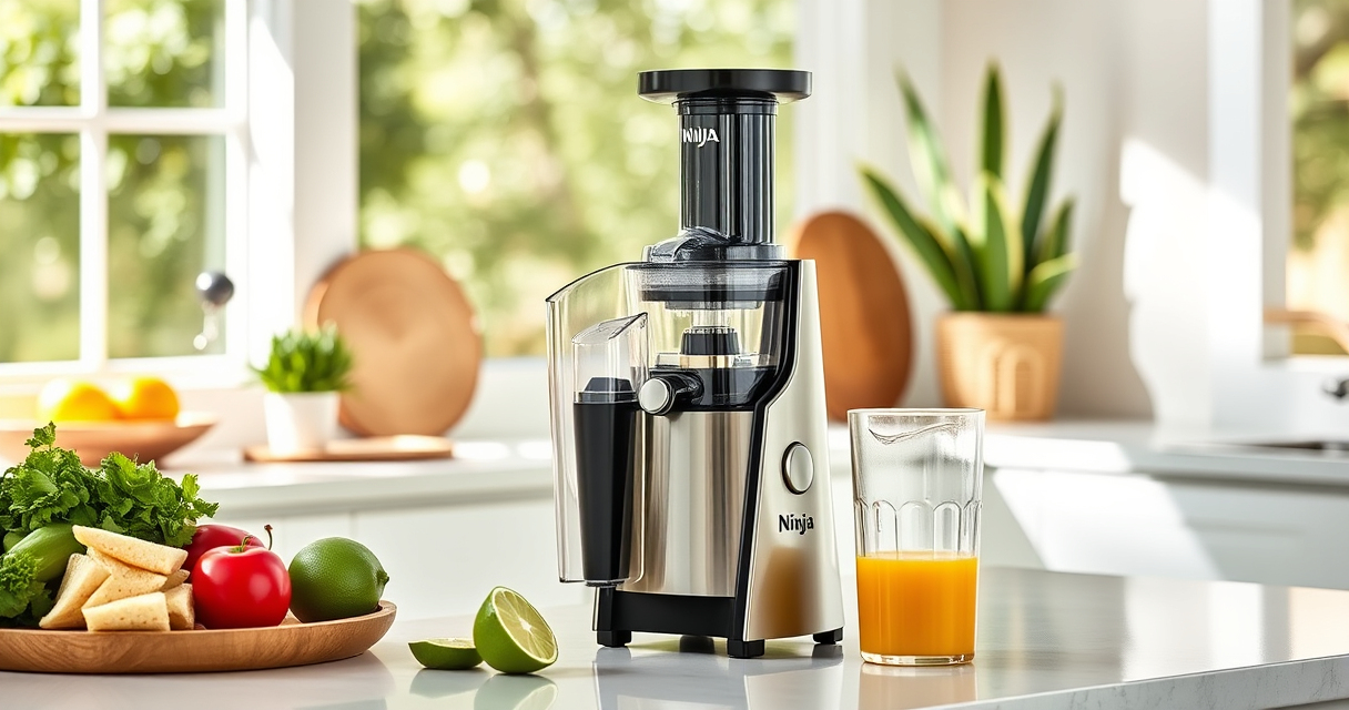Summer Juicing Hacks with the Ninja NeverClog Cold Press Juicer