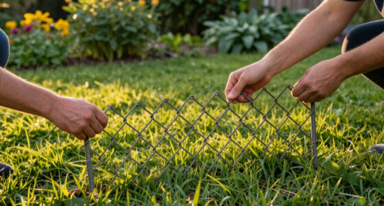 This Easy DIY Trick Solves 4 Common Lawn Problems At Once – All It Takes Is A Piece Of Old Chain-Link Fencing