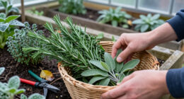 How To Harvest Herbs For Winter Cooking Before The First Frost