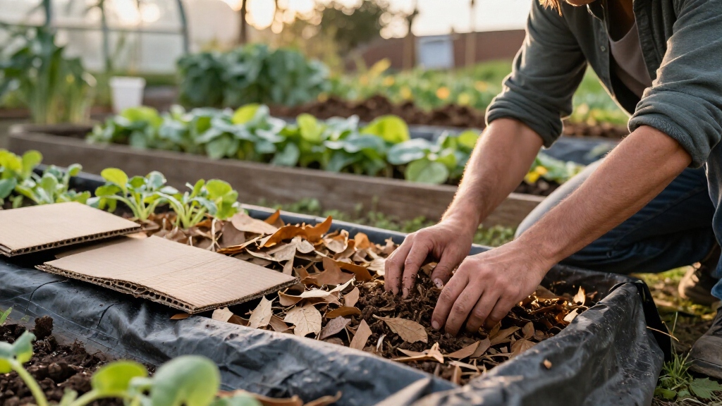 No Time For A Cover Crop? Compare Leaves, Compost, Cardboard, And Tarps