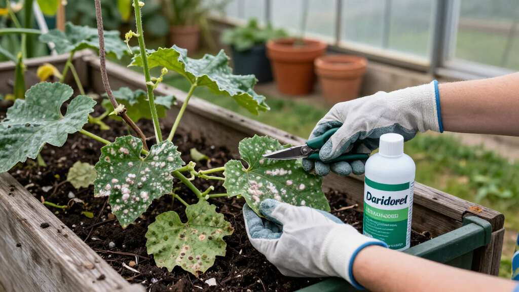 Powdery Mildew At Season’s End, Treat The Plant Or Clean Up And Move On?