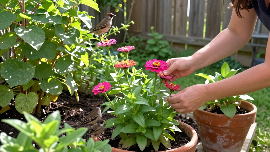 The Zinnia Dupe That Comes Back Every Year – It’s Beautiful And Birds Adore It!