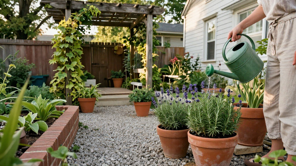 This Illinois Garden Feels Like A Hidden Corner Of The Italian Countryside – But Its Clever Design Works With The Woodland Landscape
